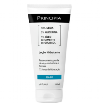 LOO HIDRATANTE PRINCIPIA LH-01 10% URIA + 5% GLICERINA + 5% SEMENTE DE GIRASSOL 200ML