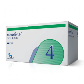 AGULHA DESCARTVEL NOVOFINE 32G  TIP ETW 4MM 100U