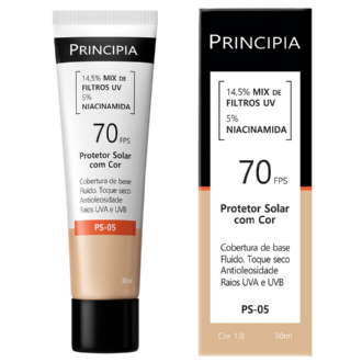 PROTETOR SOLAR PRINCIPIA FPS70 PS-05 COR 1.0 30ML