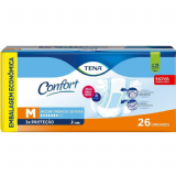 FRALDA GERITRICA TENA CONFORT PACOTE ECONMICO TAMANHO M 26 UNIDADES