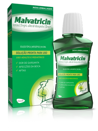 SOLUÇÃO TÓPICA MALVATRICIN 250ML