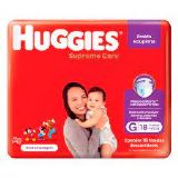 FRALDA ROUPINHA HUGGIES SUPREME CARE TAMANHO G