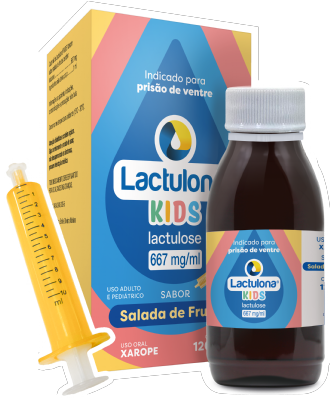 LACTULONA 667MG KIDS LAXANTE PEDITRICO SABOR SALADA DE FRUTAS 120ML