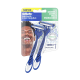 KIT APARELHO DESCART�VEL PARA BARBEAR GILLETTE DERMA PROTE��O 2 UNIDADE