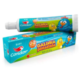 CREME DENTAL CONDOR MORANGO SEM FLUOR GALINHA PINTADINHA 50G