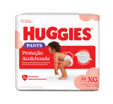 FRALDA ROUPINHA HUGGIES SUPREME CARE XG COM 24 UNIDADES