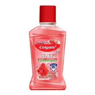 ENXAGUANTE BUCAL COLGATE PLAX SEM ALCOOL MELANCIA 60ML