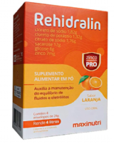 Rehidralin Solu��o de Reidrata��o Sabor Laranja 4 Envelopes 28g