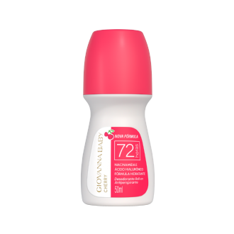 Desodorante Antitranspirante Roll-On Giovanna Baby Cherry Feminino 72h 50ml