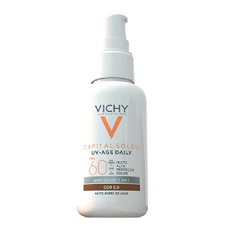 PROTETOR SOLAR FACIAL VICHY UV-AGE DAILY COR 5.0 FPS60 40G