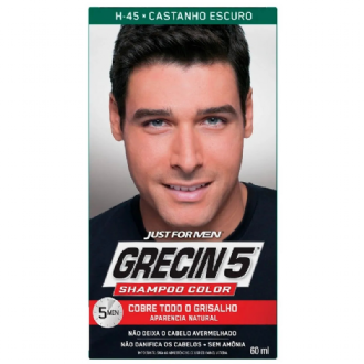 SHAMPOO COLOR GRECIN 5 CASTANHO ESCURO