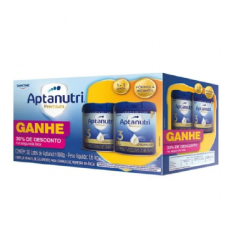 F�rmula Infantil Aptanutri Premium 3 - 2 Unidades de 800g Cada