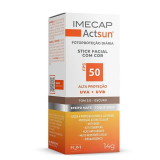 IMECAP PROTETOR SOLAR FACIAL STICK ACTSUN FPS50 TOM 3.0 14G IMECAP PROTETOR SOLAR FACIAL STICK ACTSUN FPS50 TOM 3.0 14G