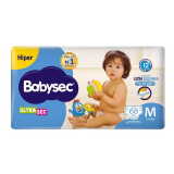 FRALDA BABYSEC ULTRA HIPER M 68UN
