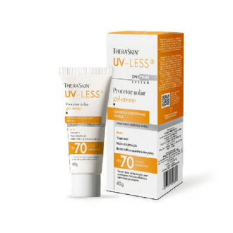PROTETOR SOLAR FACIAL THERASKIN UV LESS FPS70 SEM COR 40GR