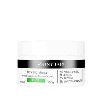 Principia Skincare Creme Hidratante Corporal CH-02 �leo de Semente de Girassol + Glicerina + Manteiga de Abacate 250g