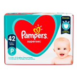 FRALDA PAMPERS SUPER SEC 42UN