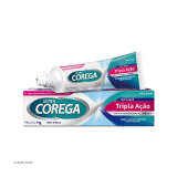 CREME FIXADOR DE DENTADURA ULTRA COREGA TRIPLA A��O SEM SABOR - 40G