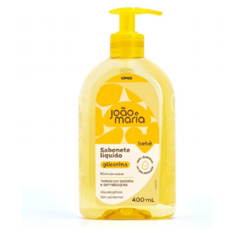 SABONETE LIQUIDO JOO E MARIA GLICERINA 400ML