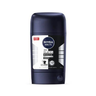 DESODORANTE NIVEA MEN EM BARRA INVISIBLE BLACK & WHITE 54G