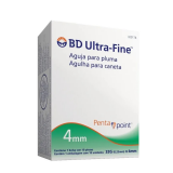 Agulha para Caneta BD Ultrafine 4mm cx com 10 unidades