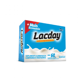 LACDAY ENZIMA DISGESTIVA 60 COMPRIMIDOS MASTIGAVEIS