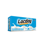 LACDAY ENZIMA DIGESTIVA LACTASE 30 COMPRIMIDOS MASTIGAVEIS