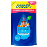 SHAMPOO E CONDICIONADOR JOHNSONS KIDS 2 EM 1 REFIL 180ML