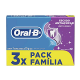 CREME DENTAL ORAL-B ESCUDO ANTIA��CAR TRADICIONAL  LEVE 3 PAGUE 2 70G