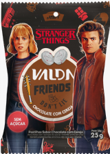 VALDA FRIENDS SACHE CHOCOLATE COM CEREJA 25G