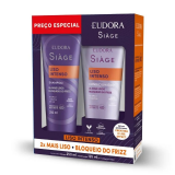 KIT SHAMPOO 250ML + CONDICIONADOR 125G SIAGE LISO INTENSO