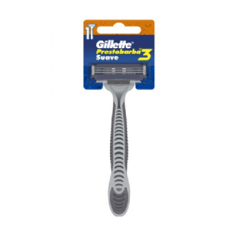 APARELHO DE BARBEAR GILLETTE PRESTOBARBA 3 SUAVE