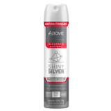 DESODORANTE ABOVE AEROSOL SHINE SILVER 90G