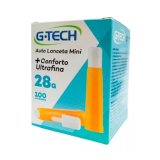 Auto Lanceta Mini G-tech 28g 100 unidades Ultrafina Conforto