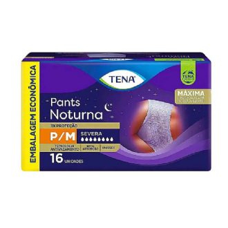 FRALDA GERIATRICA TENA PANTS NOTURNO P/M 16UN