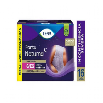 FRALDA GERIATRICA TENA PANTS NOTURNA G/EG 16UN