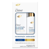 KIT SHAMPOO 350ML + CONDICIONADOR 175ML DOVE RECONSTRUO + AMINOCIDO