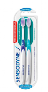 KIT ESCOVA DE DENTE SENSODYNE EXTRA MACIA - 2 UNIDADE