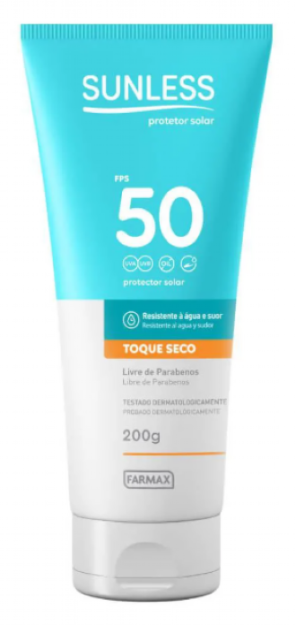 PROTETOR SOLAR SUNLESS FACIAL FPS50 200G