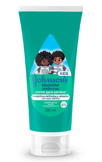 CREME PARA PENTEAR JOHNSONS BABY BLACKINHO PODEROSO 200ML