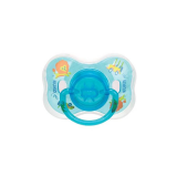 CHUPETA KUKA DECORADA BICO REDONDO AZUL NEON N2 