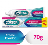 CREME FIXADOR DE DENTADURA ULTRA COREGA TRIPLA A��O SEM SABOR - 70G