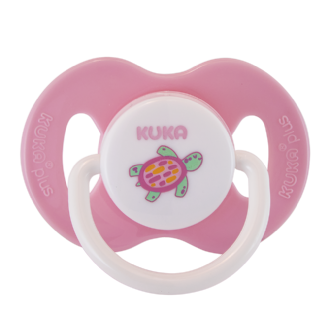 CHUPETA KUKA PLUS SILICONE N1 ROSA
