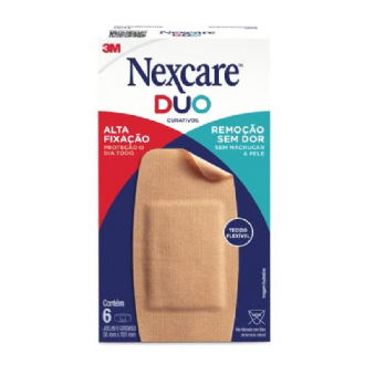 Curativo Nexcare Duo Joelho e Cotovelo 6 Unidades