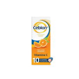 Cebion Vitamina C 1g Sabor Laranja 10 Comprimidos Efervescentes