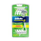 APARELHO DE BARBEAR GILLETTE PRESTOBARBA3 SENSECARE DESCARTVEL LEVE 8 PAGUE 7