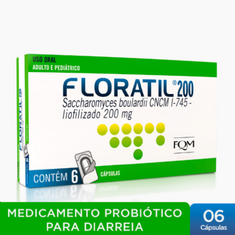 FLORATIL 200MG 6 CPSULAS