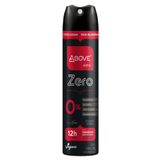 DESODORANTE ABOVE AEROSOL FEEL FREE ZERO MEN 90G