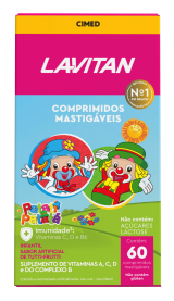 LAVITAN KIDS TUTTI-FRUTTI COM 60 COMPRIMIDOS MASTIGVEIS