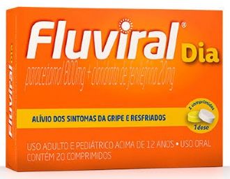 FLUVIRAL DIA COM 20 COMPRIMIDOS